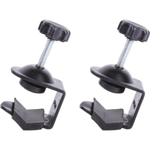 C-Clamp Camera Mount Clamp Clip Aluminum Heavy Duty C Clamp U Clip Bracket for Photo Studio Light Stand Camera Flash (2-pack)