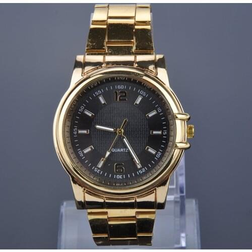 Favolook Men's Watch With Leather Strap