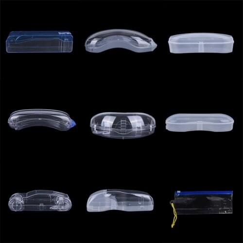 Portable Swimmming Goggle Packing Box Plastic Case Waterproof Glasses Transparent Swim Portable Unisex Anti Fog Protection