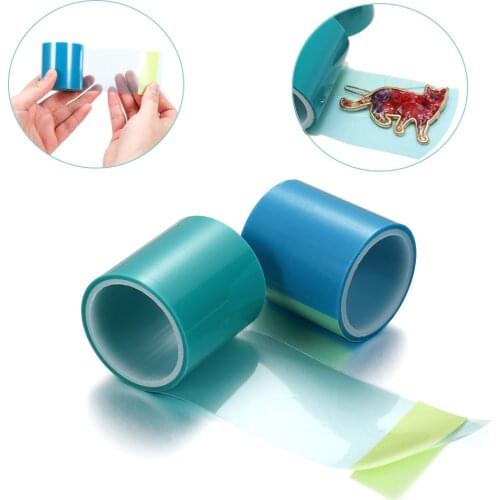 5m/roll Seamless Sticky Paper Traceless Tape For Epoxy UV Resin Hollow Open Metal Frame Bezel Setting Pendant DIY Jewelry Making