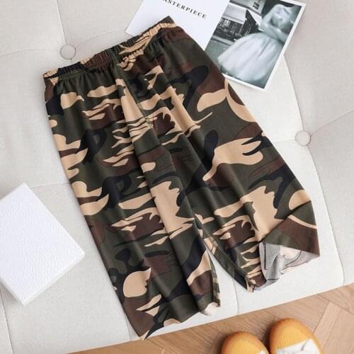 3-14 Yrs Summer Children Knee Length Casual Trousers for Boys Girls Camouflage Shorts Sports Outside Beach Floral Printed Shorts
