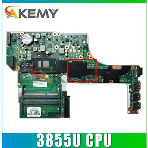 AKemy Laptop motherboard For HP Probook 450 G3 470 G3 Core 3855U Mainboard DA0X63MB6H1 SR2EV