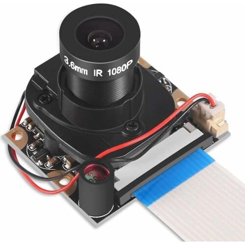 Raspberry Pi 4 Model B Camera Module Automatic IR-Cut Switching Day/Night Vision 5MP OV5647 Sensor 1080p HD Webcam for Pi 2 3 B