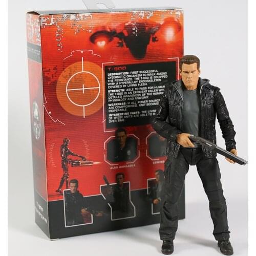 NECA Terminator Genisys T-800 Guardian Endoskeleton 7" Action Figure Collection