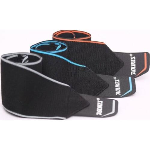 New 2 pcs/lot Weight Lifting Wristband Sport Safety Wrist Support Gym Training Wrist Straps Fitness Bandage Wraps fast shipping