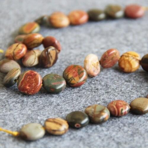 New 12mm multicolor Picasso stones beads chalcedony loose 15" 2pc/lot Coin shape Jewelry making design wholesale