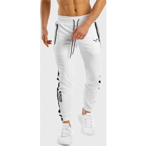 Skinny Joggers Pants Men Running Sweatpants Cotton Track Pants Gym Fitness Sports Trousers Male Bodybuilding Training Bottoms