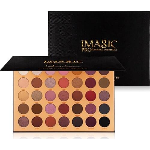 Earth Colors Eyeshadow Tray Moisturizing Matte Eyeshadow Box Lasting Waterproof Durable Pearlescent Eye Makeup Palette