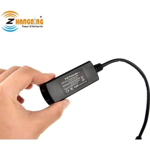 Passive PoE-Extender, Extends PoE power and data for 100 mtr, For Passive PoE Devices