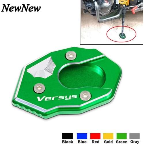For KAWASAKI VERSYS300 Versys X300 X250 VERSYS1000 Versys 1000 Motorcycle Kickstand Enlarger Plate Side Stand Enlarge Extension