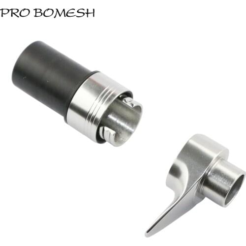Pro Bomesh 1pcs 16.9g Aluminum Plastic Fishing Reel Seat Accessory Trim DIY Fishing Rod Componnet Casting Reel Seat Accessory