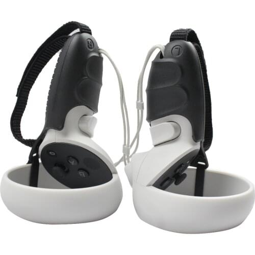 Silicone Controller Handle Case Protective Cover Anti-Slip Shockproof Shell Game Accessories for Oculus Quest2 Headset VR