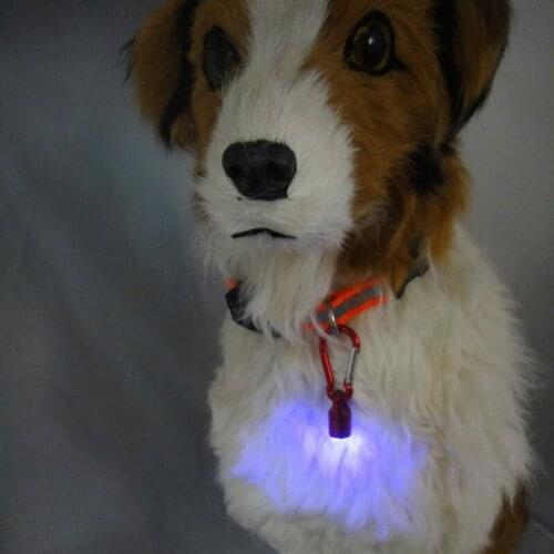 LED Light Up Dog Tag for Night Safety Walking Aluminum Glowing Pet Collar Accessories Pendant for Dogs and Cats Pet Supplies