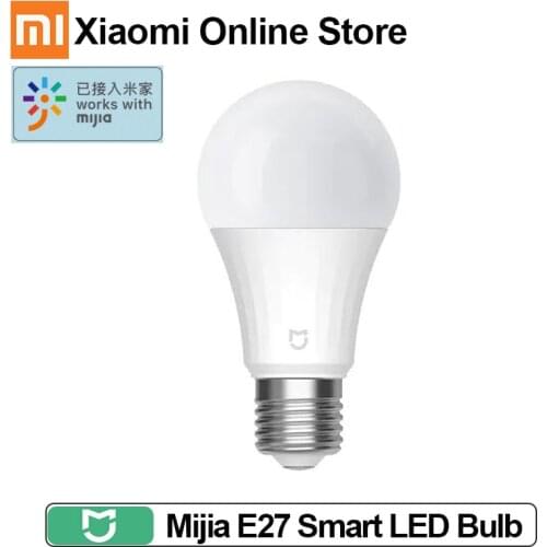 Xiaomi Mijia E27 Smart LED Bulb Bluetooth MESH Version Bulb Voice Intelligent Control Color Temperature Adjustable Bulb