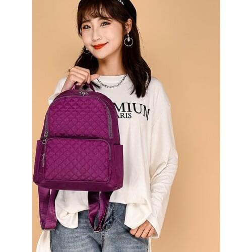 High Quality Waterproof Nylon Backpacks Women Large Capacity Travel Fashion Backpack School Bags For Girls Mochila 2021 New