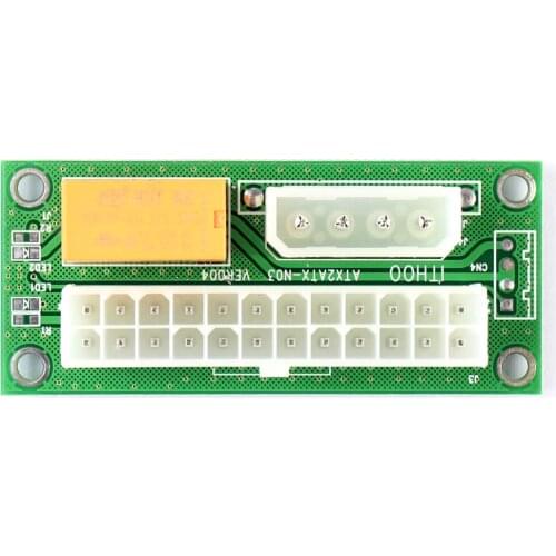 XT-XINTE 24Pin to 4Pin ATX Power Supply Sync Synchronous Starter Extender Card Dual PSU Adapter for Litecoin Bitcoin Miner