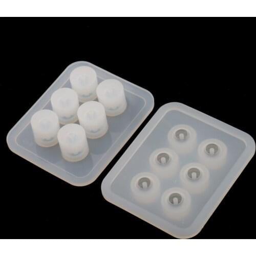2 Pieces Crystal Silicone Mold for Beads Jewelry Making Craft Tools