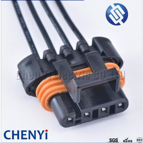4 Pin female 12186568 GM LS Series Alternator Connector Delphi Car Auto Connector For Hummer H2 6.2L Oxygen Sensor O2 with wires