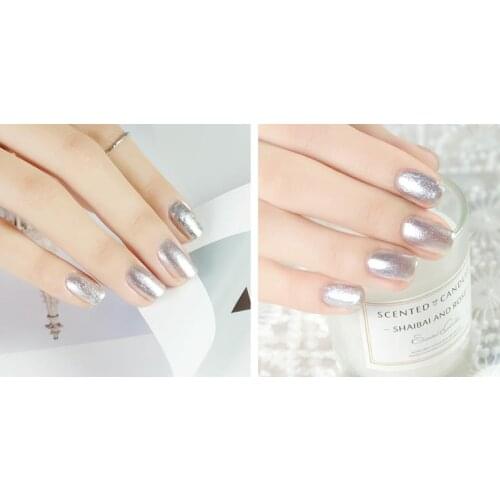 40532 Silver Chrome gel polish primer UV gloss sealer soak enhanced 7.3ml long lasting manicure art nail gel Lak varnish primer