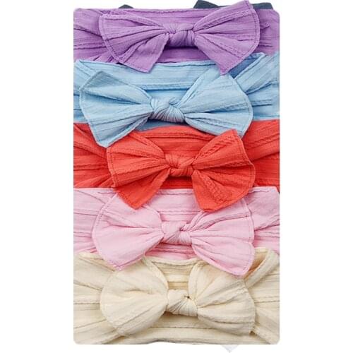 5/3/1pcs Bowknot Elastic Hairband Baby Princess Christmas Day Gifts For Children Kids Toddler Girls Hair Accessories Headwear