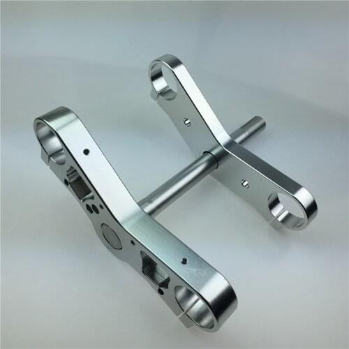 For Jh70 DAX CNC Steering Column Aluminum Connecting Plate Upper/lower Handle Holder Shock Absorber Connector for Monkeybike