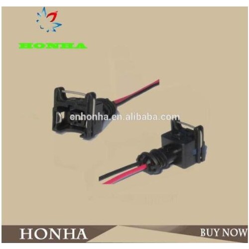 Free shipping waterproof EV1 fuel injector plugs connector case for 440cc 650cc 850cc 1000cc with 15cm 18AWG wire