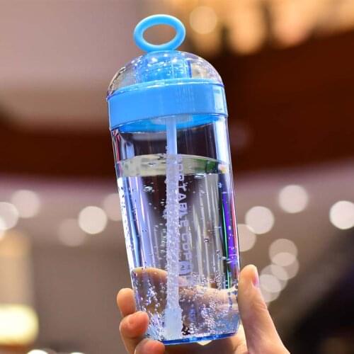380ML Baby Kids Children Portable Feeding Drinking Water Bottle Milk Cup With Straw Sippy & Direct Drinking Bottle