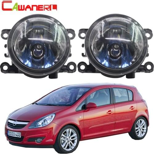 Cawanerl For Opel Corsa D Hatchback 2007-2015 100W H11 Car Light Halogen Bulb Fog Light Daytime Running Lamp DRL 12V Accessories