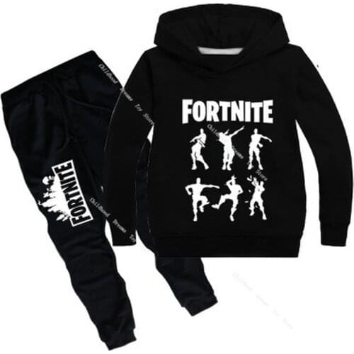 2-16Y Fortnite Print Clothing Set for Boys Kids Hoodies Tops Clothes + Trousers 2pcs/Set Birthday Gifts Toddler Hoodies Outfits