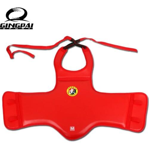 Heavily Padded MMA chest protectors sanda wrestling back support body gear kick Boxing Sparring Fighting chest guard sport