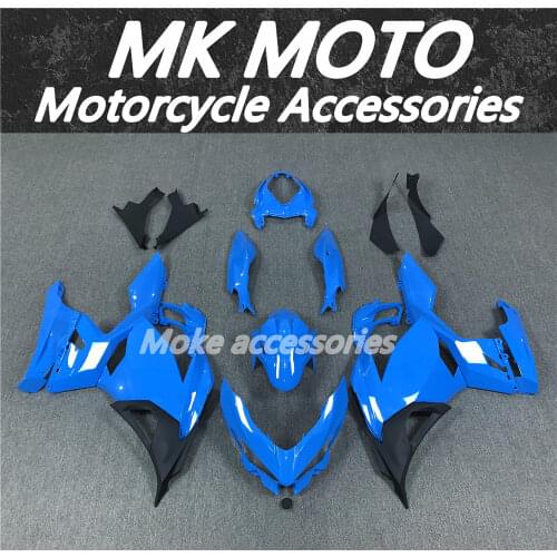 Motorcycle Fairings Kit Fit For Kawasaki Ninja 400 2018 2019 2020 2021 Bodywork Set High Quality Abs Injection New Blue