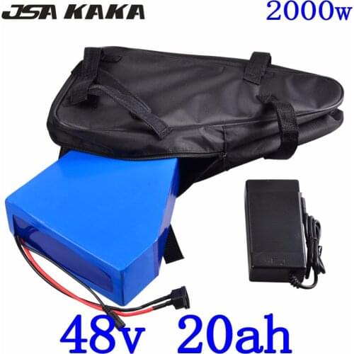 48V 2000W 1500W 1000W Ebike Battery Pack 48V 20AH Electric Bike Battery 48V 25AH 20AH 15AH 13AH Lithium Battery Pack+5A Charger
