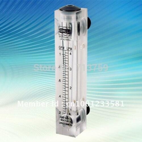 LZM-15 water rotameter flow meter liquid flowmeter 1-4L/min(0.2-1GPM)
