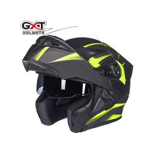 GXT motorcycle helmet bilens anti-fog helmet, face off helmet, full helmet, four seasons motorcycle helmet