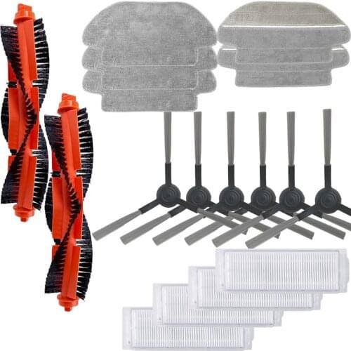 New Filter Hepa Brush Roller Spin Mop Cloth for Xiaomi Mijia LDS/STYJ02YM/Conga 3490 Robot Vacuum Cleaner Viomi V2 PRO V3