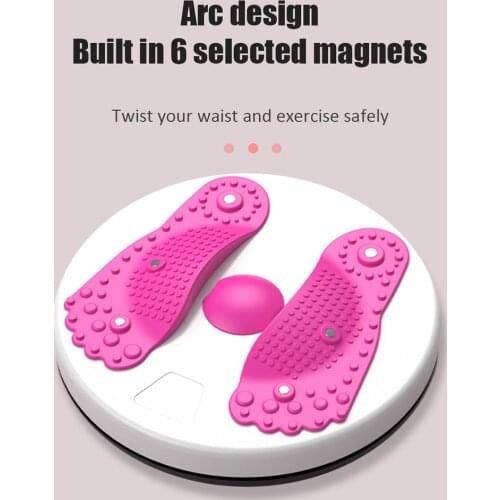 Twister Plate Twist Board Magnet Plate Twist Disk Slimming Legs Fitness Twist Waist wriggle Plate Balance Foot Massage Equipment
