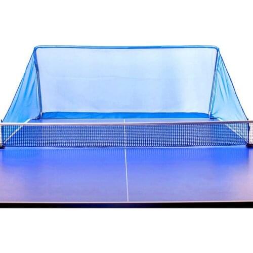Ping Pong Ball Collecting Net Table Tennis Ball Catch Net Clamp Desktop Portable Table Tennis Training Tool