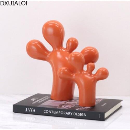 DXUIALOI Modern Simple Pensive Boy and Foot Sculpture Resin Crafts Office Mall Living Room Desktop Decoration Home Decoration