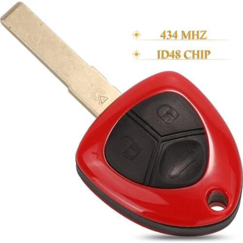 Kutery 3 Button Remote Smart Car Key 434MHZ Complete Key For Ferrari 458 Italia California 599 GTB Fiorano FF ID48 Chip