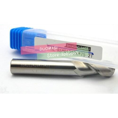 1PCS 2F-R3.0*6*12*50 Aluminum Carbide Ball nose End Mill,CNC router bits, Aluminum carbide cutter,machine, CNC milling tools