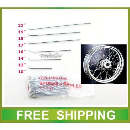 10" 12" 14" 16" 17" 18" 19" 21" spokes nipples dirt pit monkey bike motorcycle accessories free shipping