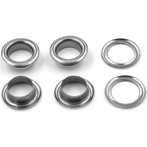 100pcs/lot 8mm Metal hole. Ventilation holes. Eyelets.Black metal corns. Canopy cloth rope hole. Clothing & Accessories