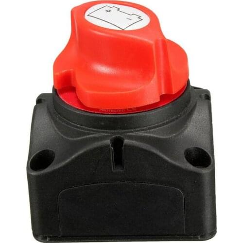12V-24V 600A Car Auto RV Marine Boat Battery Selector Isolator Disconnect Rotary Switch Cut Battery Main Switch