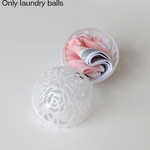 2020 New Laundry Wash Washer Washing Ball Bra Double Ball For Laundry Saver Tool Cleaning Practical Bubble Convenient Women U0Z9