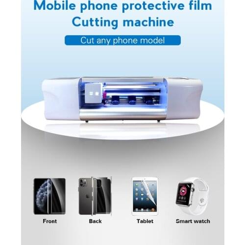 2022 Desktop Easy Operation Screen Protector Vinyl Cutting Machine Smart Phone Protective Film Cutter