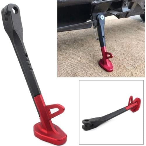 220mm Universal Motorcycle Side Stand Leg Kickstand Supporter Aluminum Alloy