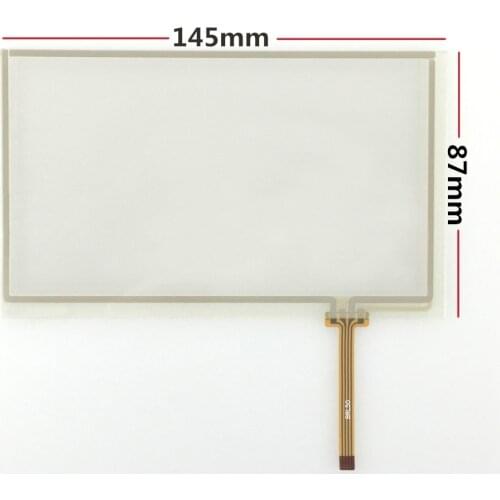 6.5inch 4 Wire Resistive Touch Panel Digitizer Screen For TM060RDH01 145*87mm