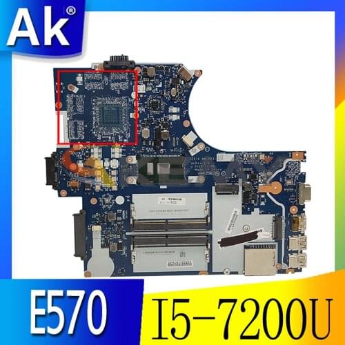 Akemy For CPU. I5 7200U EC570 mm-a831 Motherboard Lenovo ThinkPad E570 E570c Notebook PC Board 100% Test OK