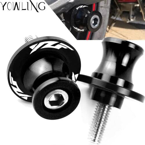 M6 Motorcycle accessories Swingarm Spools slider stand screws For YAMAHA FZ1 YZFR6 YZFR1 YZFR3 YZF-R1 YZF R1 R6 R25 R125 250 450