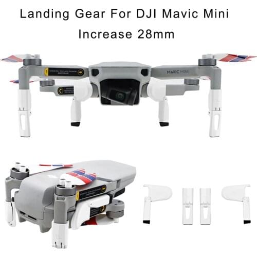 Shock-absorb Landing Gear for DJI Mavic Mini 2 Drones Accessories Foldable Extension Legs Protective Support Feet for Mavic Mini